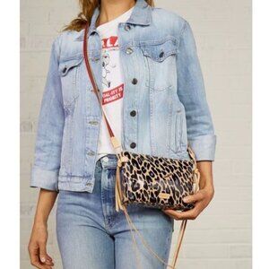 Consuela Leopard Print Crossbody Bag